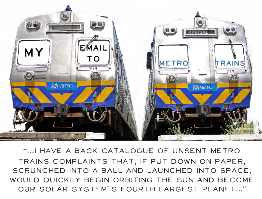 Metro trains tile - two trains